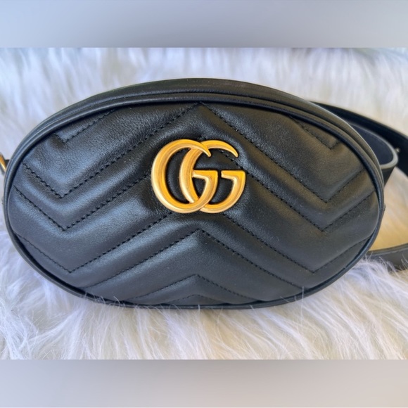 Authentic Gucci GG Marmont Belt Bag - Picture 3 of 13